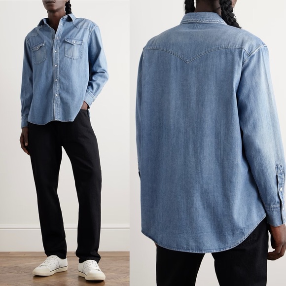 CELINE Denim Western Shirt